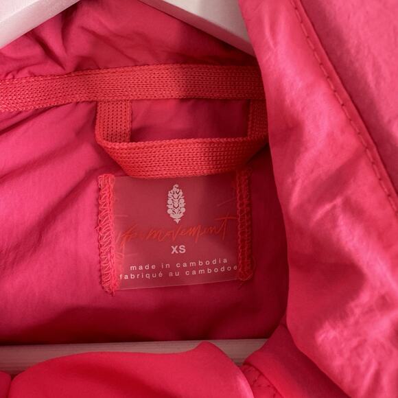 Free People Movement Journey Ahead Vest Jacket Women XS Pink Sherpa Fleece Plush - Picture 7 of 12